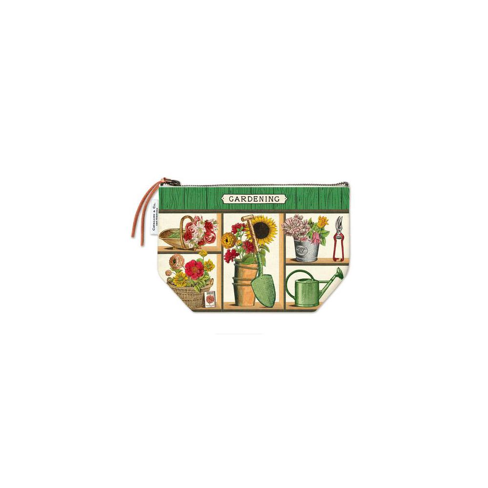 Cavallini, Pouch, Art & School, Unisex, Vintage, Zipper, 689973